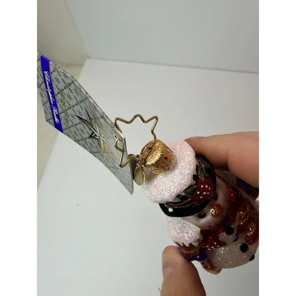Christopher Radko Sno Glo Stroll Gem 1016204 Snowman Holding Broom